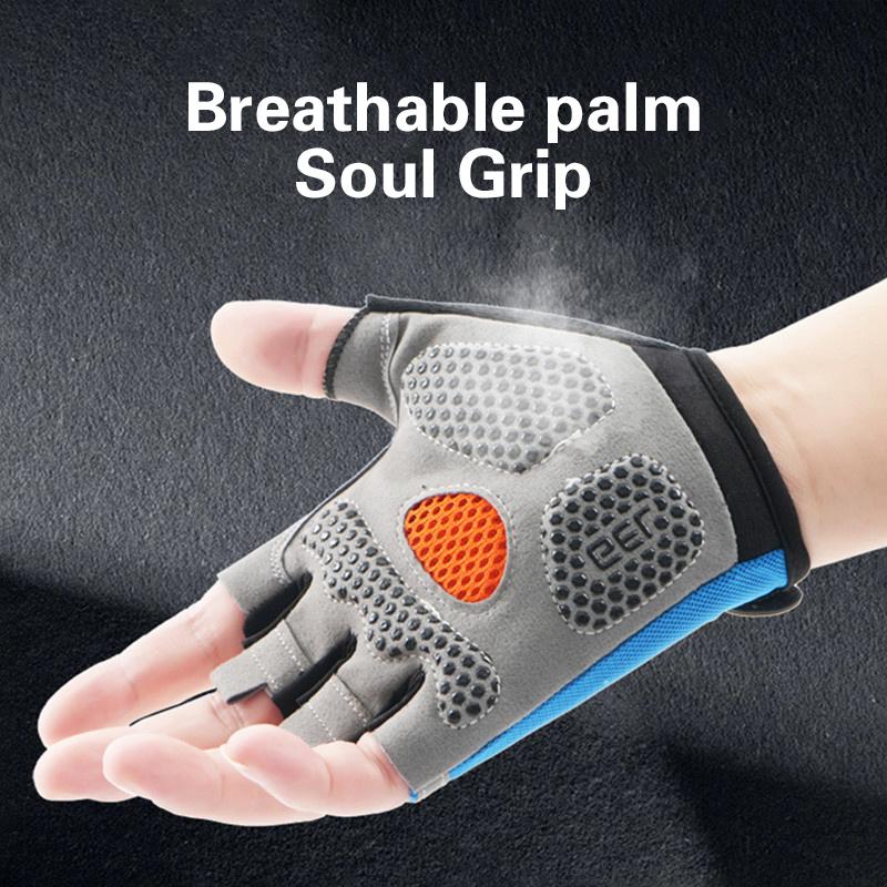 Hot Half Finger Cycling Gloves - Fingerless Glove Knit recension och pris