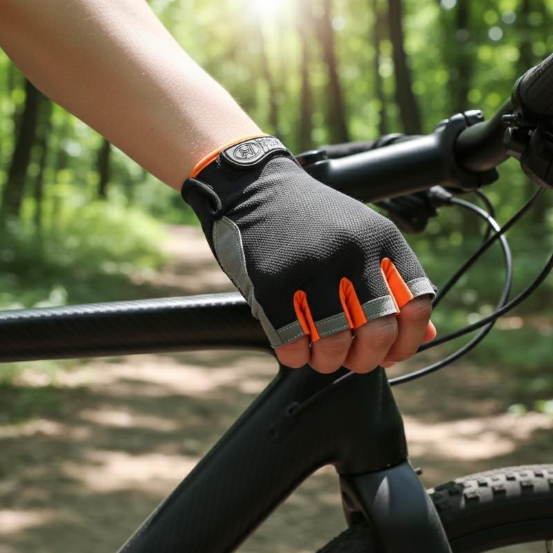 Half Finger Cycling Gloves Men - Fingerless Glove Knit recension och pris